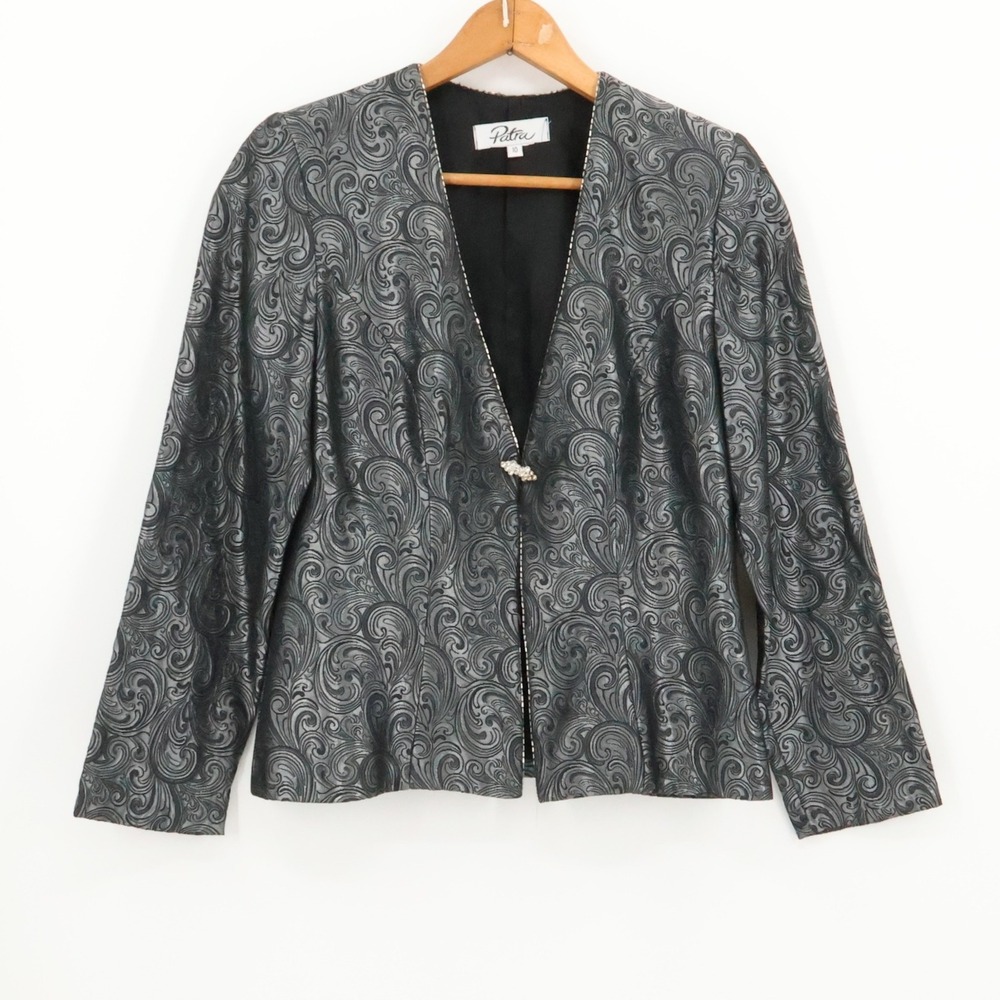 Vintage Patra Evening Jacket Womens Size‎ 10 Holiday Party Event Brocade Size 10